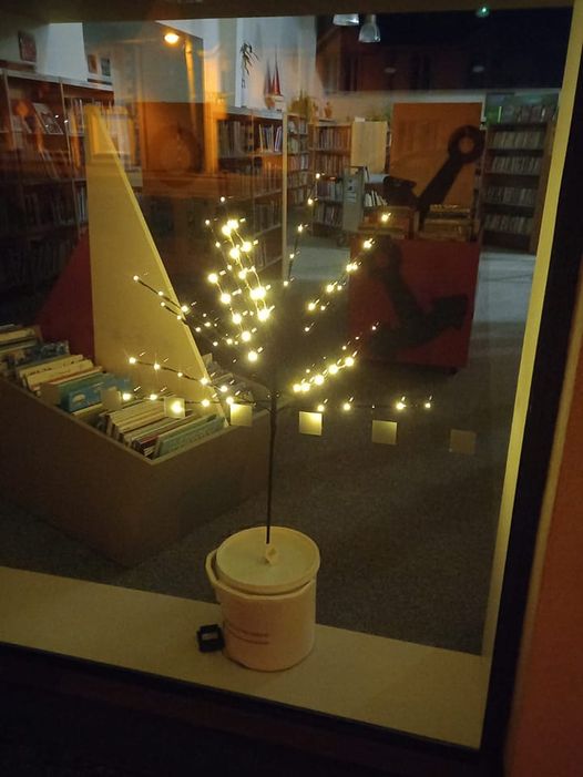 clarelibrary's tweet image. #16DaysofActivismagainstSGBV with @clarehaven .
#kilkeelibrary will shine a light in their window from the 25th November to 10th December to raise awareness of Clare Haven&apos;s services and their work to see an end to violence against women. 
Confidential helpline 065 6822435.