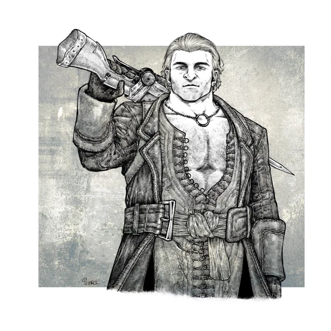 Varric Tethras / Dragon Age - commission 