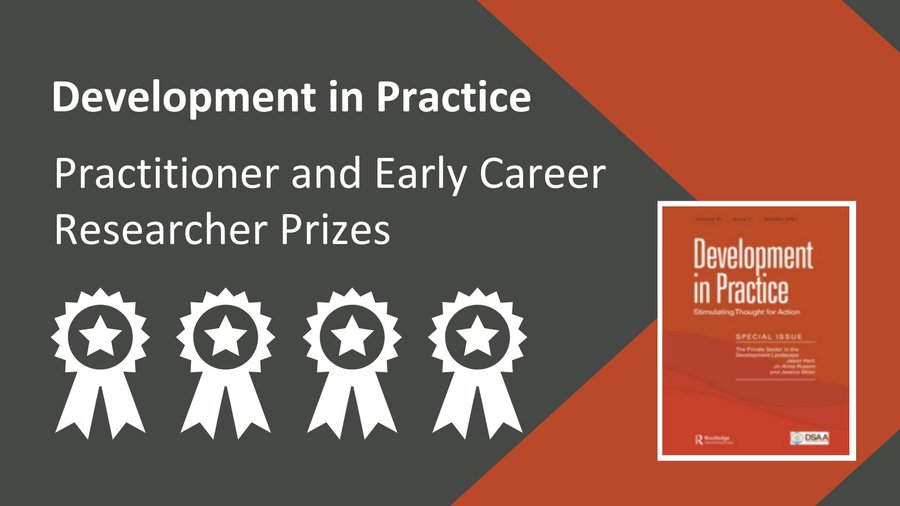 DipDsaa's tweet photo. Have you got an article in the works on #genderanddevelopment, #decolonisation, or the developmental effects of #COVID19? Are you writing a paper on your #developmentpractice? Are you from the #GlobalSouth? You may qualify for one of our prizes: https://t.co/6aieRBKjUd https://t.co/9yab6jpyRn