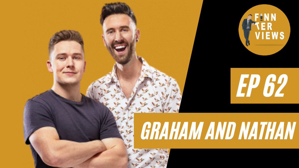 FinnterviewsPod's tweet photo. Episode 62 is out now with the phenomenal @graham_otoole @Nathan_TallMan 😍

The sexiest men on the airwaves and hosts of @spin1038’s Fully Charged Breakfast show, Graham and Nathan, joined me for a rip-tickling episode of @FinnterviewsPod 🙌🏻 https://t.co/eEi4TAOBCs