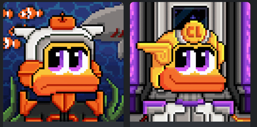 Duck2257's tweet photo. @NfTinvasion @CosmicLabsNFT For sure. Amazing devs(delivering at a speed never seen before), the community is lovely, and the ducks + utility is going to be so much fun! https://t.co/UedsWHqGFa