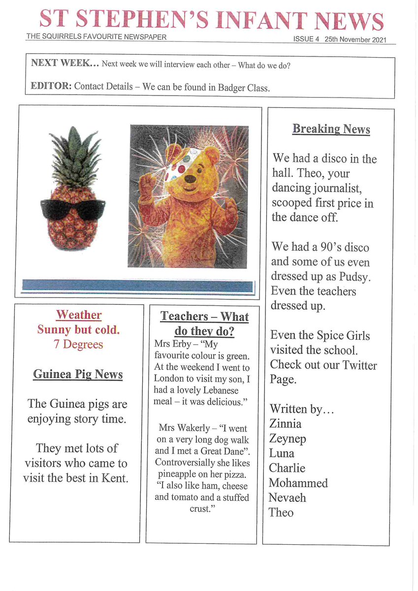 St Stephen's Infant School tweet media