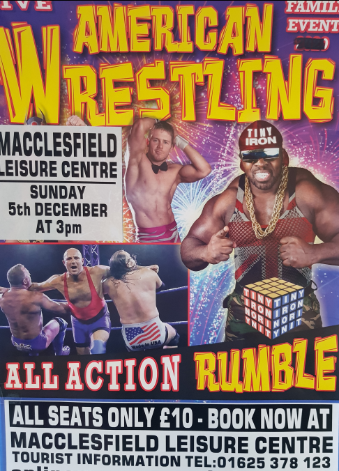 #wrestling #macclesfield <a href="/EBLeisure/">Everybody Health & Leisure</a>.  Tickets available from us