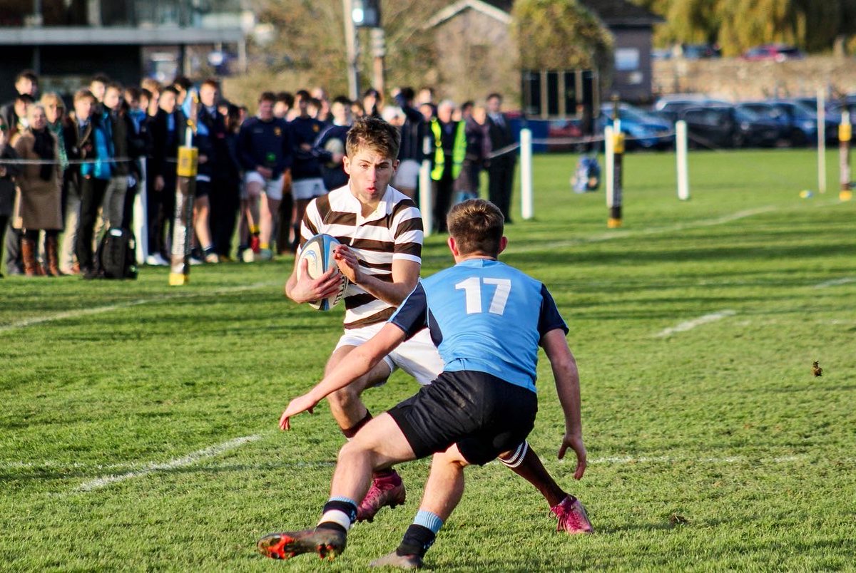 Habsmonmouth's tweet photo. Monmouth School for Boys' 2nd XV fought back to clinch a 14-5 home triumph against Marling yesterday.
Photographer Thomas, from Year 13, captured some of the action on a very entertaining afternoon. #rugby #opportunities #excellentmatch #welldonetobothteams #sportsmanship https://t.co/ZZKDXQNKof