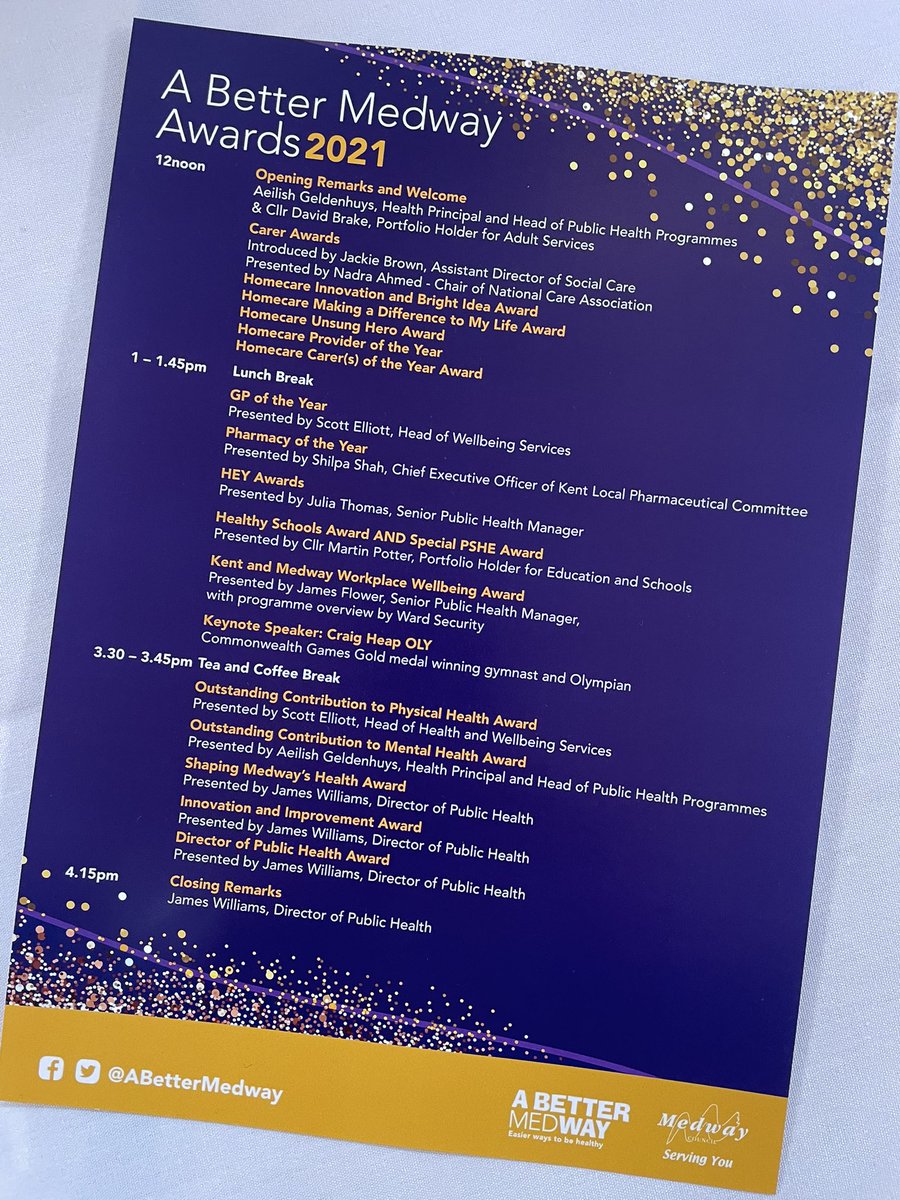 craigdavidheap's tweet photo. Excited to be speaking today at the @ABetterMedway awards event! https://t.co/TvKBTHtBA1