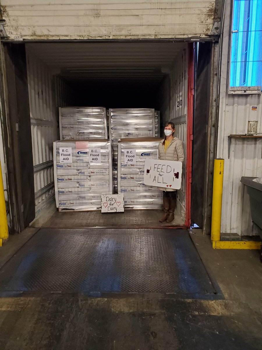 59Studebaker's tweet photo. @GayLeaFoodsCoop @GroberNutrition @Dairycrop   The truck is loaded, the donation is on its way &amp; @dfc_plc has generously offered to cover the freight for the shipment!  This is truly another example of the adage that a pathway shared is a pathway lightened! A community of dairy! https://t.co/0kSlYeKnKa