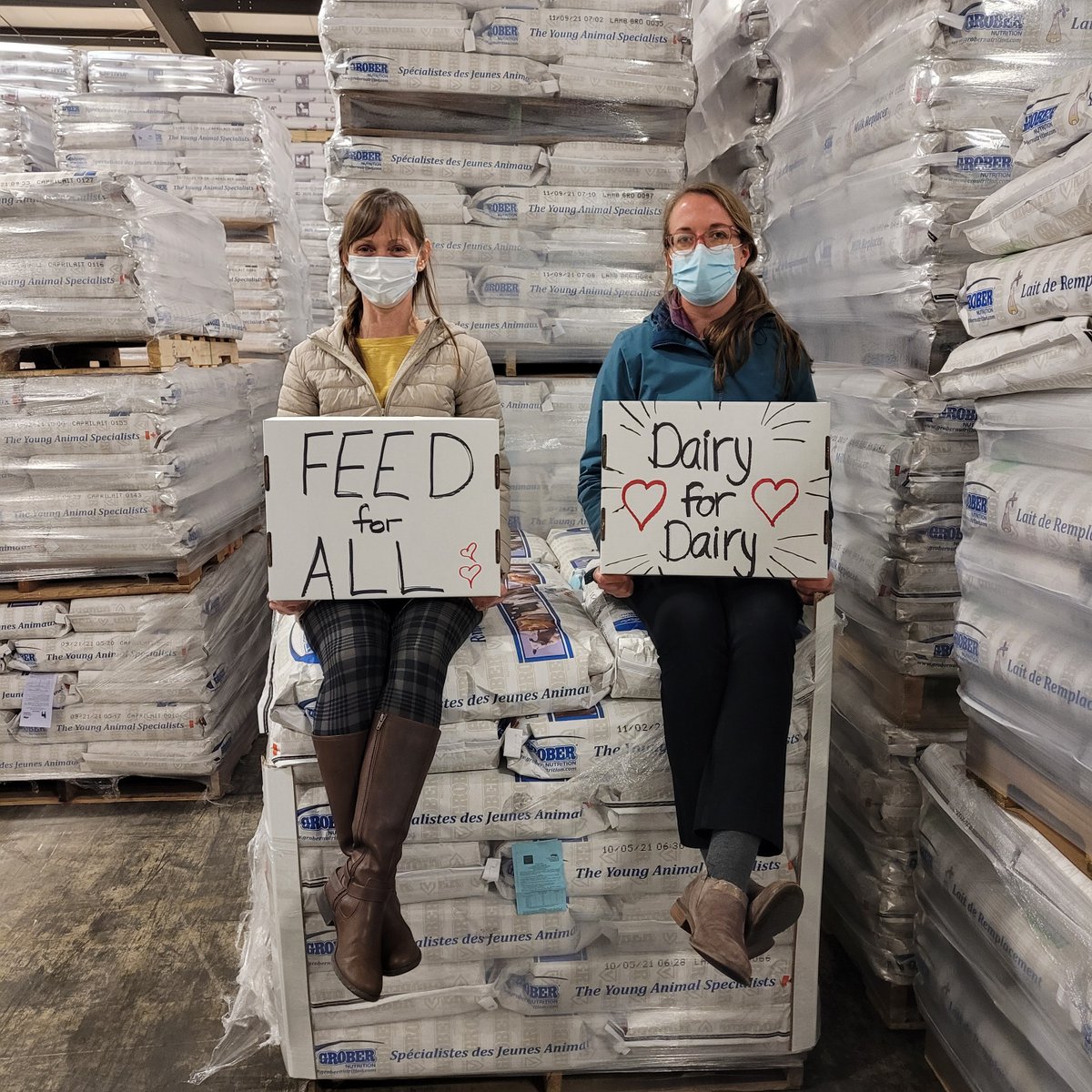 <a href="/GayLeaFoodsCoop/">Gay Lea Foods</a> <a href="/GroberNutrition/">Grober Nutrition</a> <a href="/Dairycrop/">Dairycrop</a>   The truck is loaded, the donation is on its way &amp; <a href="/dfc_plc/">DFC / PLC</a> has generously offered to cover the freight for the shipment!  This is truly another example of the adage that a pathway shared is a pathway lightened! A community of dairy!