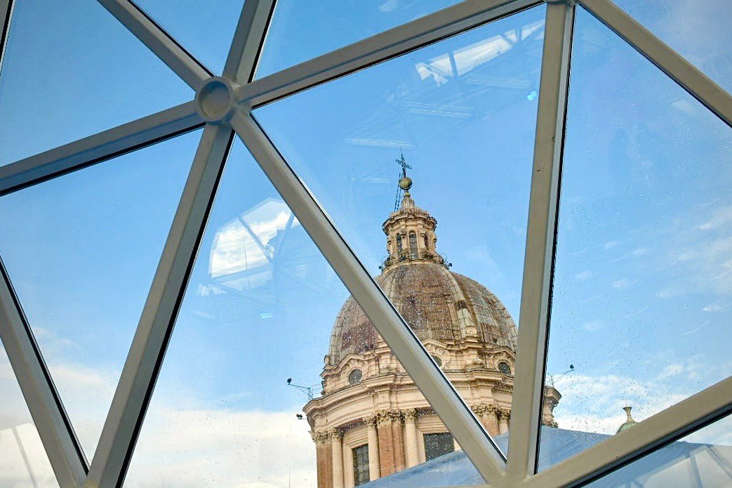 Nota a margine dell’#AceaSustainabilityDay: la meraviglia di Roma vista dalla cupola di vetro della Lanterna disegnata da <a href="/fuksas_arch/">fuksas_architects</a> <a href="/AceaGruppo/">Acea Gruppo</a> #AceaGruppo