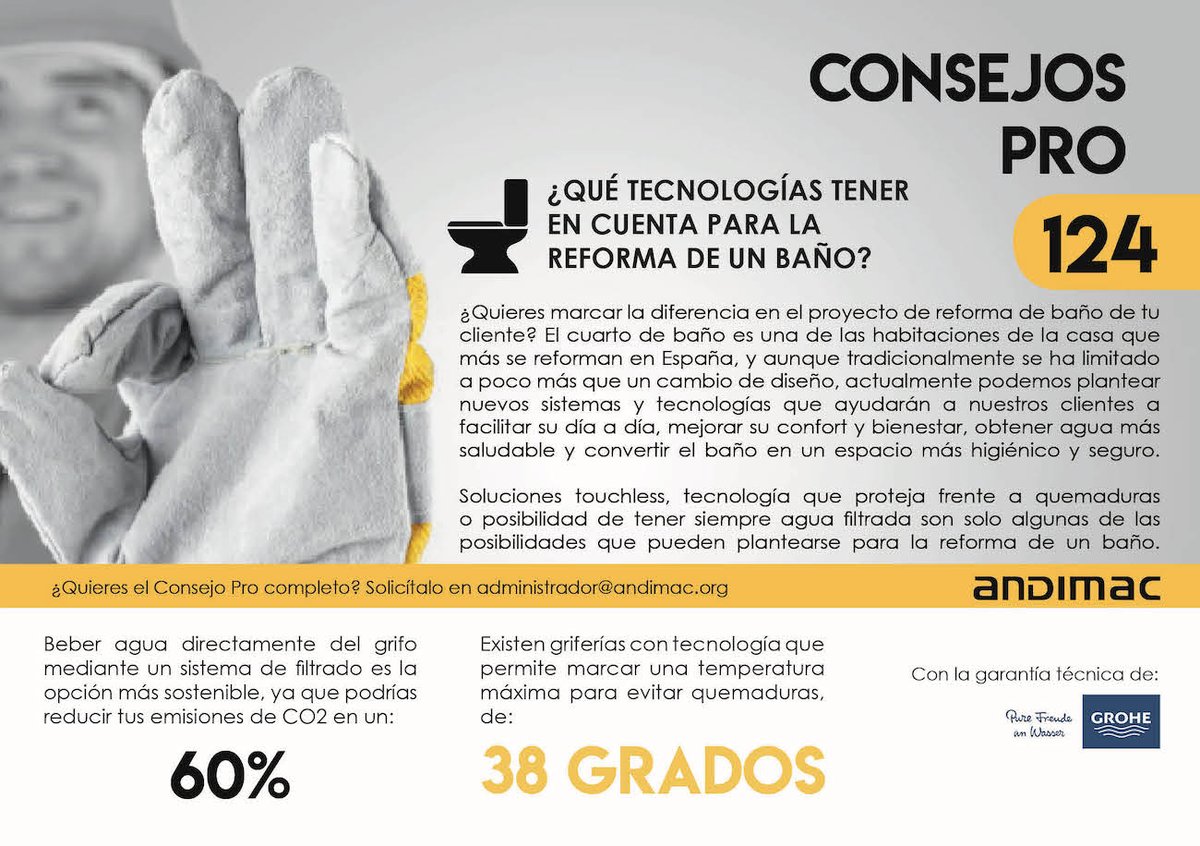 iandimac's tweet photo. 🚽 Hoy en día la #reforma de un baño no consiste solo en un lavado de cara, sino que la tecnologia está muy presente para ayudarnos a ahorrar energía y a crear espacios más saludables🙌
En este #ConsejoPro explicamos algunas tecnologias que puedes ofrecer a tus clientes!👇 https://t.co/6UmOWj8eab