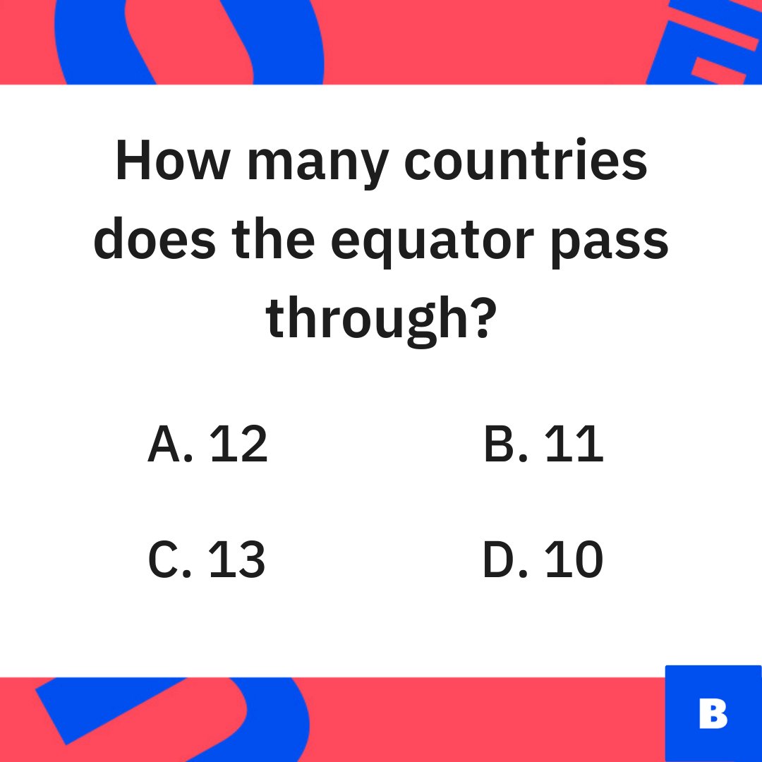 英会話のベルリッツ ジャパン 地理クイズ 赤道 は 英語で Equator といいます では その赤道が通っている国は いったい何ヶ国でしょうか ぜひ 答えをコメントしてみてくださいね T Co Wie1onvdvx ベルリッツ