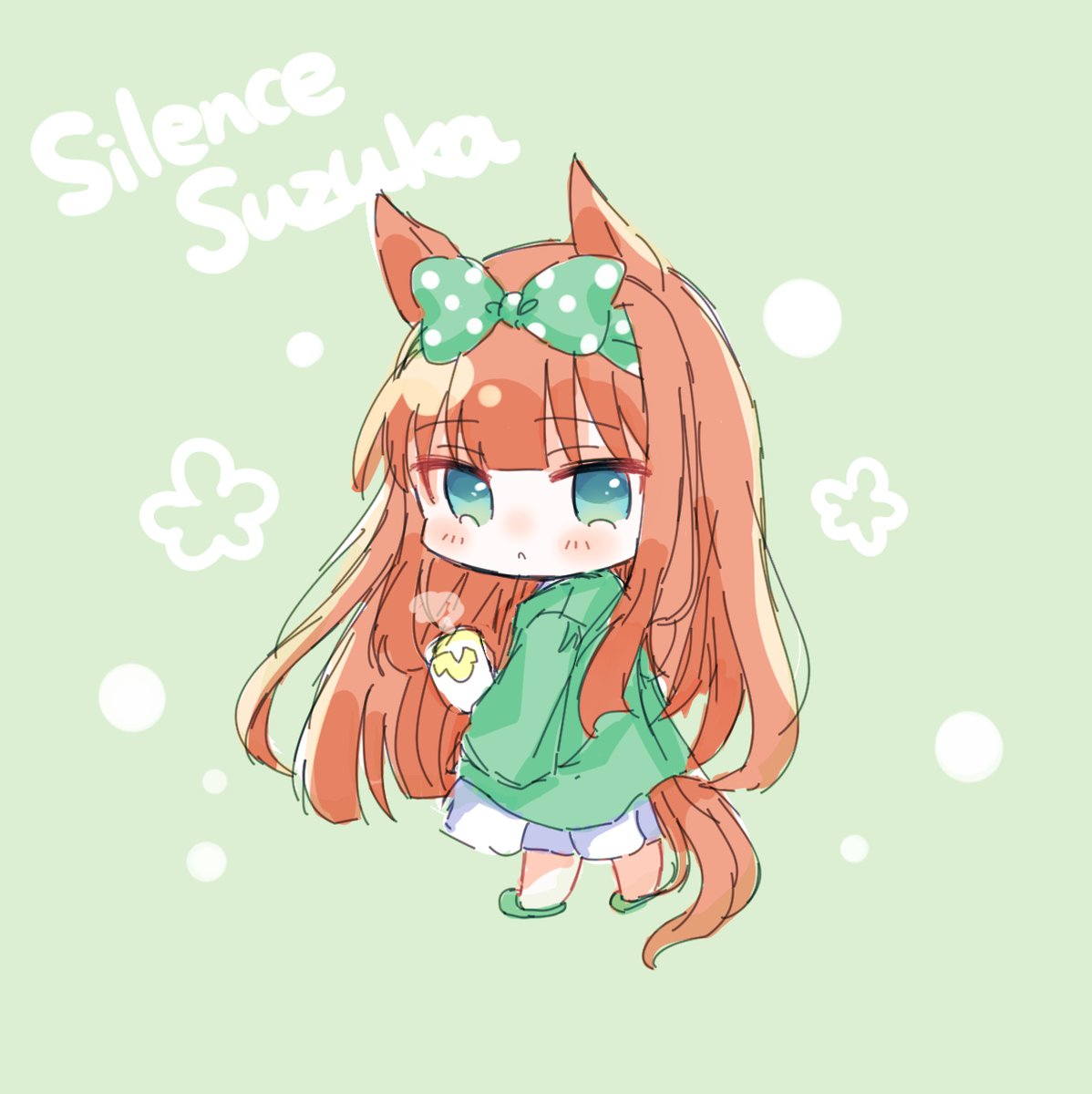 silence suzuka (umamusume) 1girl horse ears animal ears horse tail solo tail horse girl  illustration images