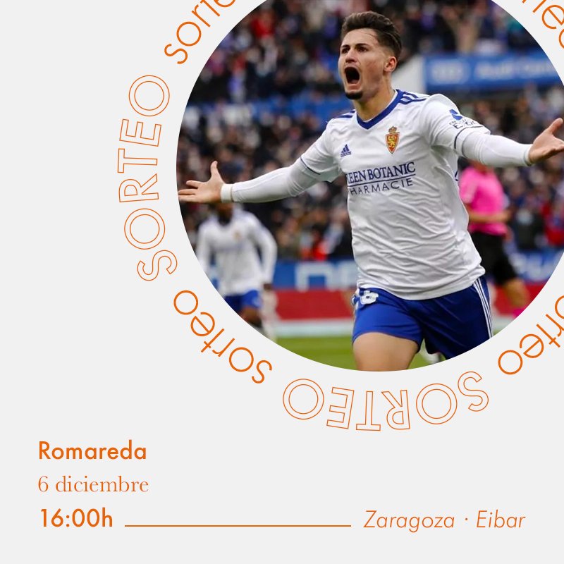 ¿Quieres ir a animar al <a href="/RealZaragoza/">Real Zaragoza</a> en el próximo partido?
¡Participar es muy sencillo!
✅Seguir a Azulejos Moncayo
✅Dar like 
✅Etiqueta a la persona más forofa que conozcas.
Sorteo en Facebook, Twitter e Instagram.
El 2 de diciembre anunciaremos el ganador.
¡Mucha suerte!