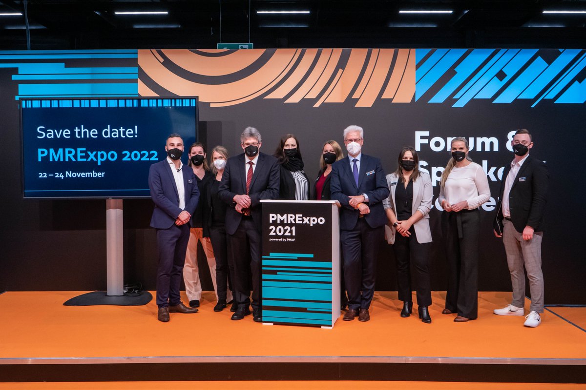 THANKS a lot to all visitors, exhibitors, sponsors, speakers, pmev, media partners, #koelnmesse, meplan, dhl for three interesting, exciting and successful #PMRExpo days! Without you, it would have not been such a great trade fair. See you at PMRExpo 2022 (22 to 24 Nov. 2022)!