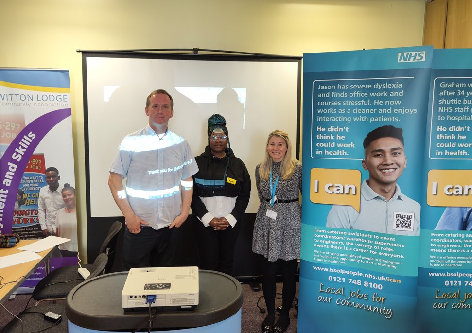 Despite the rain we've had a fantastic turn out for the NHS Discovery Workshop! more updates at 12:30 on our 2nd session! 

@JCPinBirmingham <a href="/bsmhft/">BSMHFT NHS Mental Health</a> <a href="/NHSuk/">NHS</a> <a href="/SercoGroup/">Serco Group</a> <a href="/CompassSupport_/">Compass Support</a> <a href="/WestMids_CA/">West Midlands Combined Authority</a> @GBSLEP <a href="/DWP/">DWP</a>
