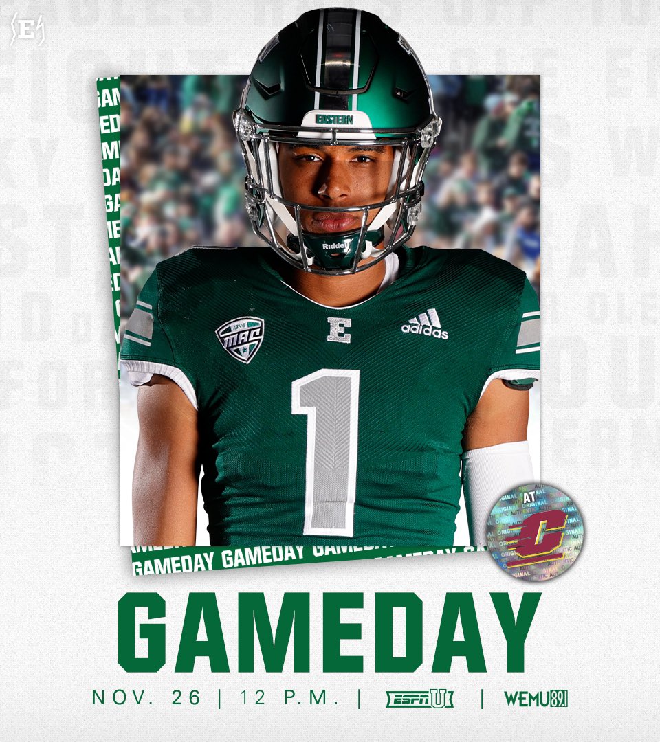 EMUFB's tweet photo. ⬆️⬆️⬆️GET UP ⬆️⬆️⬆️
It’s time to win the Michigan MAC 🏆👀
🆚 _ _ _
📍Mount Pleasant, Mich.
🕐12 p.m.
📺ESPNU
📻https://t.co/ONIrgqhemw
#EMUEagles | #ETOUGH | #BeDifferent https://t.co/WdMpvKOMXm