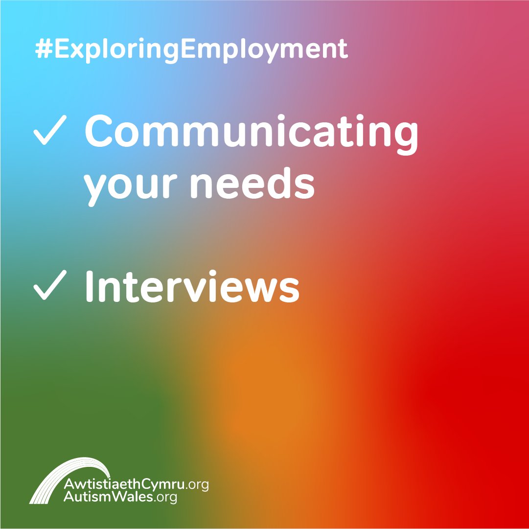 NDTeamWales's tweet photo. There’s just over one week to go until our #ExploringEmployment event 📣 

You’ll learn about: 
✔️ Communicating your needs 
✔️Interviews 
✔️Reasonable adjustments 
✔️Self-care 

What are you waiting for? Sign up 👉
https://t.co/VZIOSELyXH https://t.co/RNLwOJTBfG