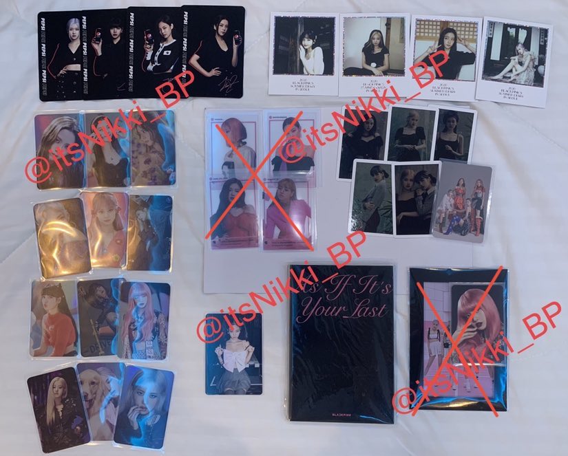 ⬆️ UP⬆️

‼️BLACKPINK PHOTOCARDS BLACK FRIDAY SALE‼️

✅ Summer Diary in Seoul= 250 ea
✅ Pepsi V2 set= 950
✅ As If It’s Your Last 2017 set= 1600
✅ Jennie Tokyo Dome=8.5k
✅ The Show md set= 1600
✅WC 2020+Samsung pc set=2k

⭕️MOP: GCash/Bank
⭕️MOD: Shopee c/o 

MINE or Dm