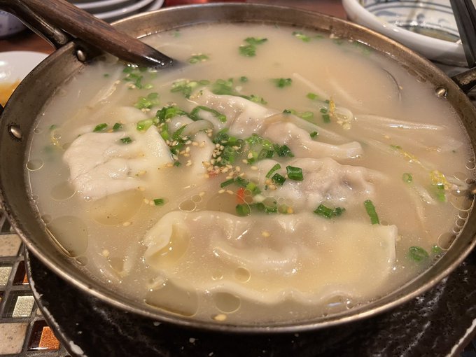 今日の〆は博多炊き餃子にするのだ(◜ᴗ◝ ) 