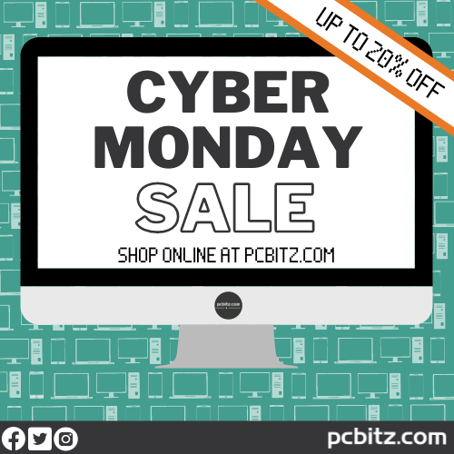 PCBITZ's tweet photo. SALE EXTENDED! Seek out deals this Cyber Monday!✨ Take a look on https://t.co/9JgU2RdijL, and apply your EXCLUSIVE discount codes: SSD10 - For 10% OFF ALL 2.5" SSDs ¦ CM15 - For  15% OFF ALL STOCK (Excluding 2.5" SSDs). Happy Shopping!🛒 Discount ENDS AT MIDNIGHT 03/12/2021! https://t.co/9wKRfEwnJU