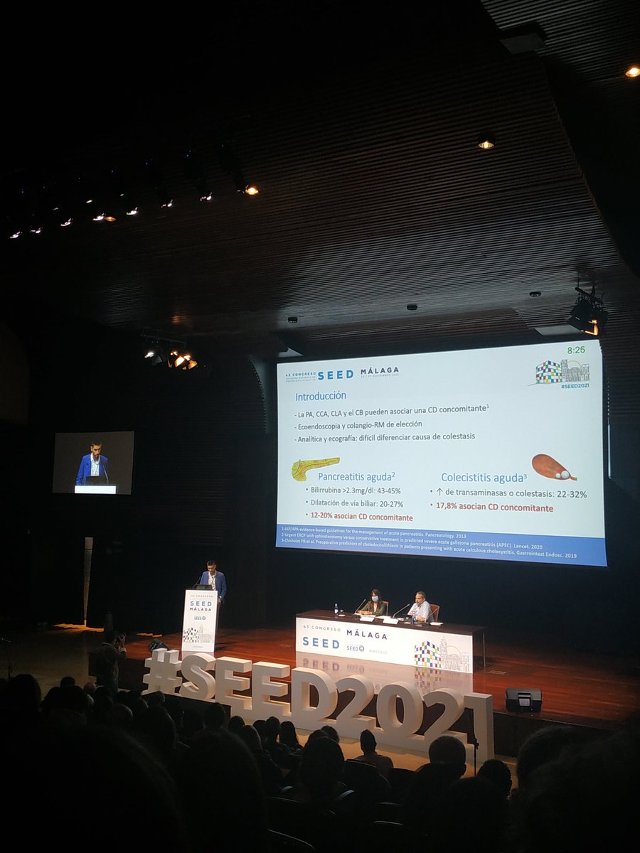 Lguilabert1's tweet photo. Presenta @raulvelamazan el estudio multicéntrico #Relapstone en la @SEEDendoscopia ¿Existen datos que nos ayuden a predecir coledocolitiasis? @DeMadaria https://t.co/ENyEjTpB9b