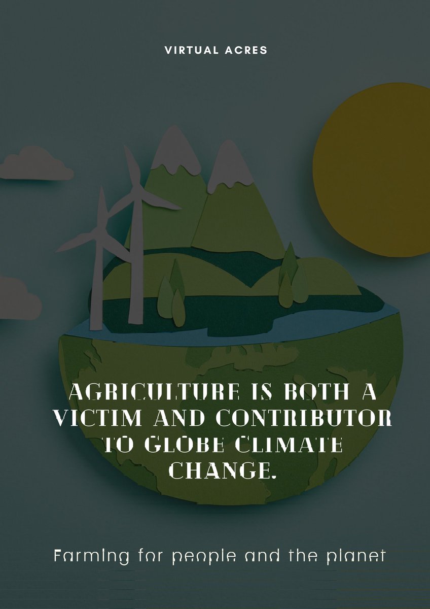 AcresVirtual's tweet photo. Agriculture is inextricably linked to all three pillars of sustainable development goals I.e social, environmental and economic. Agriculture also negatively impacts the homeostasis of ecological systems and pushes the boundaries beyond the point of no return.
#virtualacres https://t.co/g7b84wyPl3