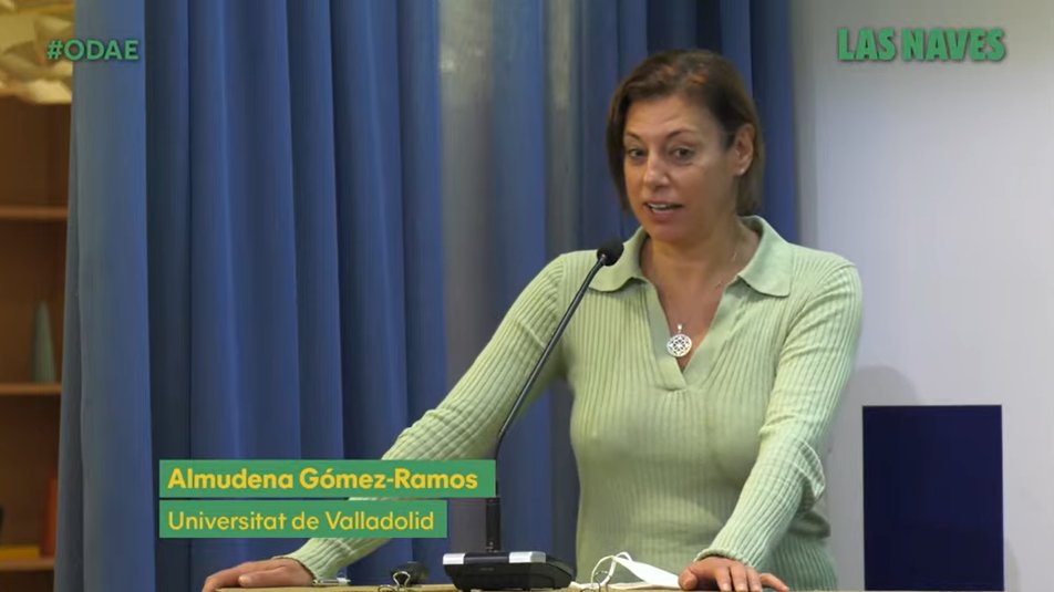 vlcinnovation's tweet photo. EN DIRECTO | "La compra pública ecológica es una herramienta que tenemos y que es fundamental para avanzar y conseguir los objetivos" señala Almudena Gómez-Ramos, de la @universidaddeva.
@reds_sdsn
#ODAE https://t.co/BEOTNcOHhV