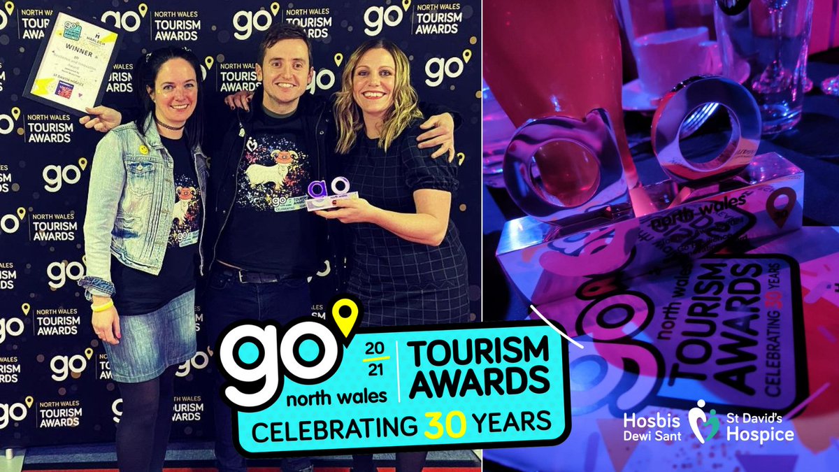StDavidsHospice's tweet photo. Wow what an AMAZING night! 
@StDavidsHospice 𝗮𝗿𝗲 𝘁𝗵𝗲 𝗽𝗿𝗼𝘂𝗱 𝘄𝗶𝗻𝗻𝗲𝗿𝘀 𝗼𝗳 𝘁𝗵𝗲 @GoNorthWales - 𝗥𝗲𝘀𝗶𝗹𝗶𝗲𝗻𝗰𝗲 &amp; 𝗜𝗻𝗻𝗼𝘃𝗮𝘁𝗶𝗼𝗻 𝗔𝘄𝗮𝗿𝗱!
THANK YOU everyone who has supported us &amp; purchased the Great Orme Goat T-shirts! #GONWTAWARDS https://t.co/89jzjdMJ7H