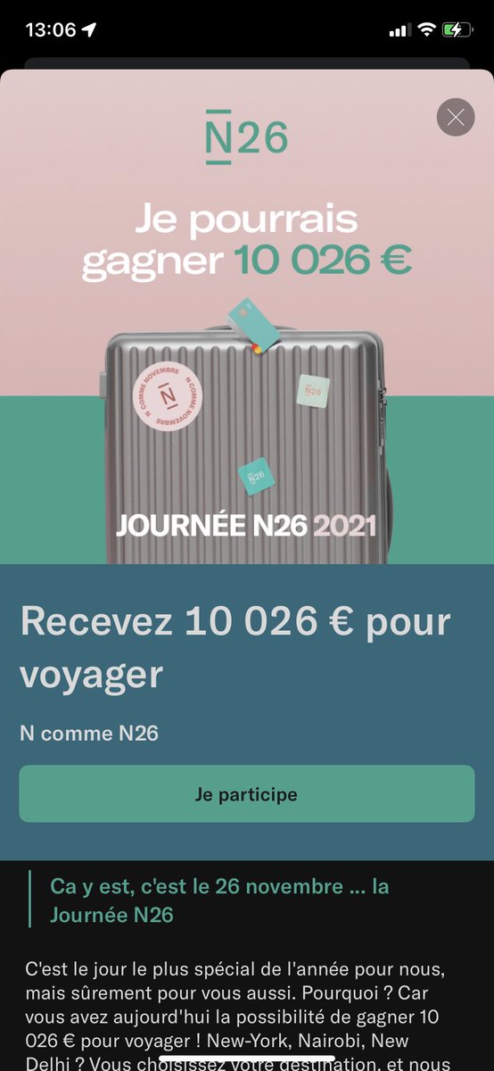 GaetanR79's tweet photo. Dites @N26FR, ça serait chouette d’aller voyager à #NewYorkCity avec ma petite femme @Jennifer_FNI qui va accoucher la semaine prochaine d’une petite fille !
#iN26 https://t.co/Z10EfNlouL