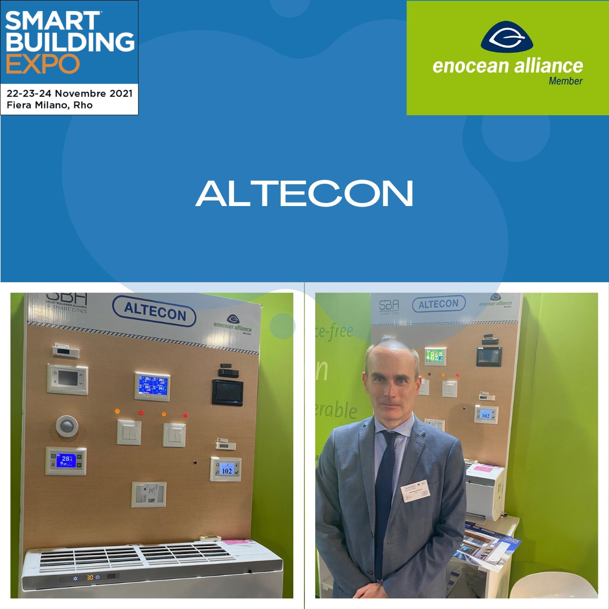 EnOceanAlliance's tweet photo. Thank you to our partners #NIRsrl #COMEPI and #Altecon for your participation in #EnOceanAlliance booth at #smartbuildingexpo. Also thank you to all visitors for your visit to our booth.
#enocean #technology #solutions #milan #event https://t.co/MTOnAboO0i