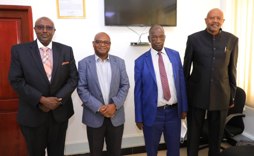 DanielLutaaya's tweet photo. Uganda's minister of trade industry and cooperatives Francis Mwebesa  meets hon. prof. Kitila a. Mkumbo, minister of industry and trade of the republic of uganda ahead of the tanzania uganda oil &amp; gas symposium in dar-es-salaam. @richardkabonero 
#TUOG
🇺🇬 🇹🇿 https://t.co/cp4s7YI6hj