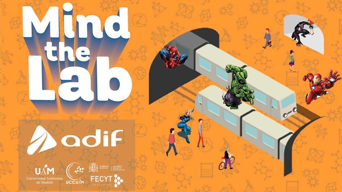 UCCUAM's tweet photo. 🚨 ¡Hoy es el día! #MindTheLab descubre los superpoderes de los héroes de #cómic con experimentos científicos
🚆 La estación de @Adif_es #Chamartín acoge una nueva edición de esta iniciativa europea para acercar la #ciencia a todos los públicos
▶️ https://t.co/tgv1esG9LK https://t.co/1aTPURLxLB