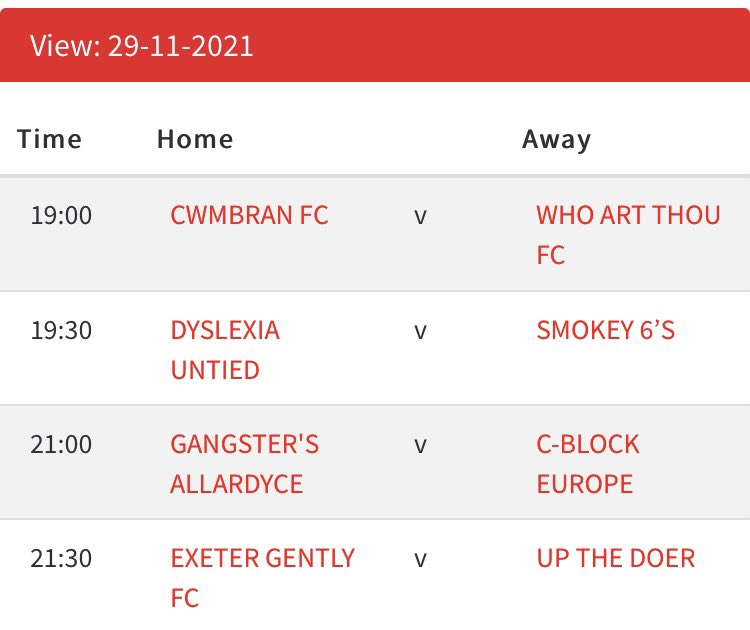 uppadoer1's tweet photo. 🚨Fixtures are out 🚨                              We take on EXETER GENTLY FC next in the late Monday night kick off as we look to maintain our position at the top of the table. https://t.co/QnqyAIw1ZS