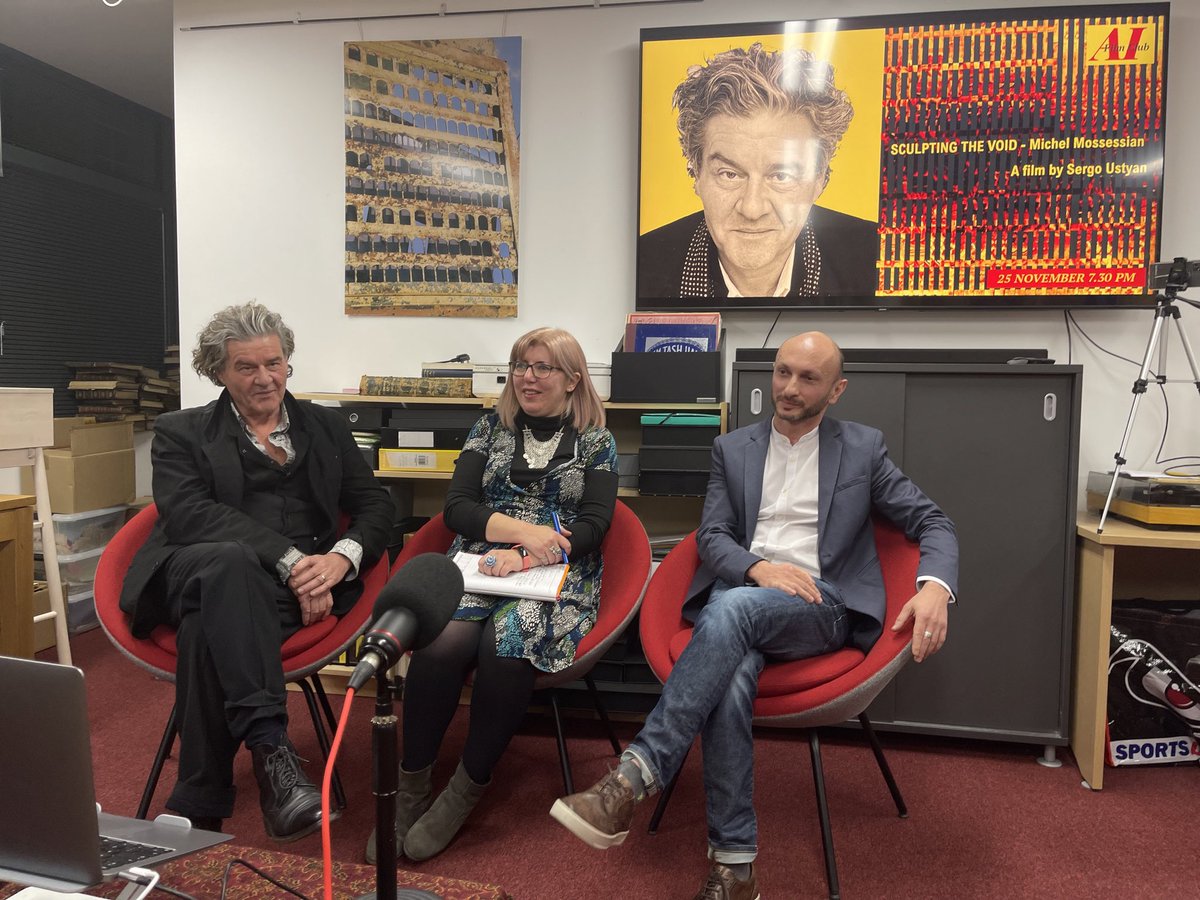 I was glad to visit <a href="/A_Institute/">Agile institute</a> yesterday and to watch a fascinating documentary “Sculpting the void” about renowned Armenian architect  <a href="/mossessian_/">Michel Mossessian</a>  filmed by Sergo Ustyan. Thanks to Armenian Institute of the UK for the interesting event.