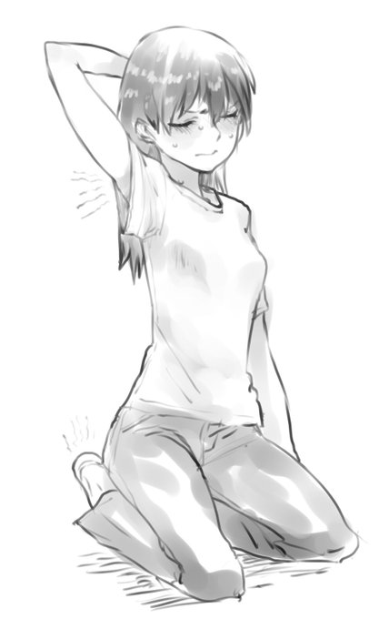 自分の腋を信じる浅井すき 