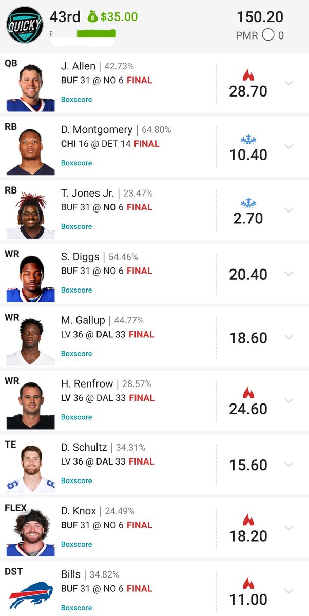 QuickyDFS's tweet photo. Easy money on Thanksgiving ready for Sunday! 🔥🏈🤑
#DFS #NFL https://t.co/H84PC5EmM5