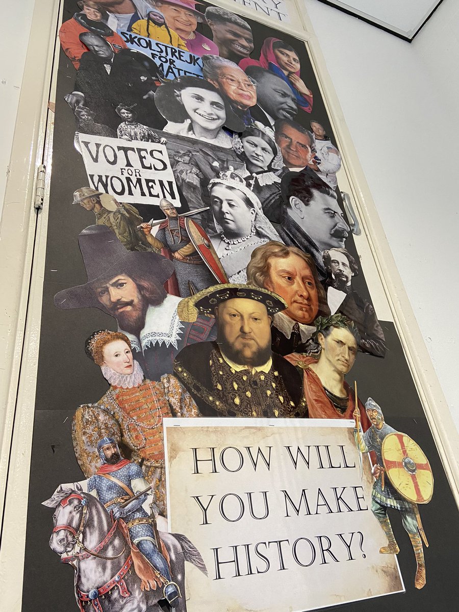 MrsEborall's tweet photo. Check out the new History displays in the four storey! #History #historydisplay #historycareers @CareersMHS1 https://t.co/ohV8Fcvu6m