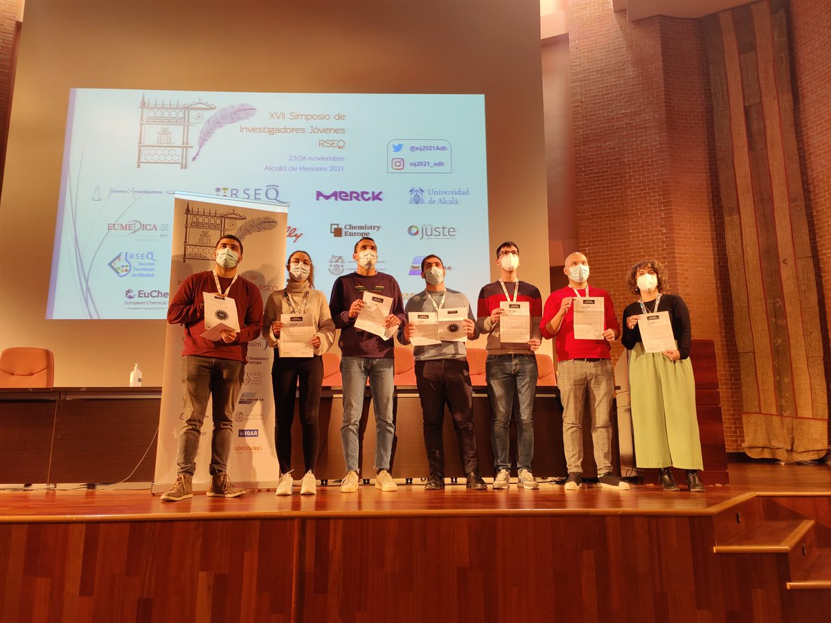 JovenesQuimicos's tweet photo. Enhorabuena a vosotros... Y a todos los demás allá donde estén 😜
@sij2021AdH #SIJ2021 https://t.co/bh6UHp9OtH