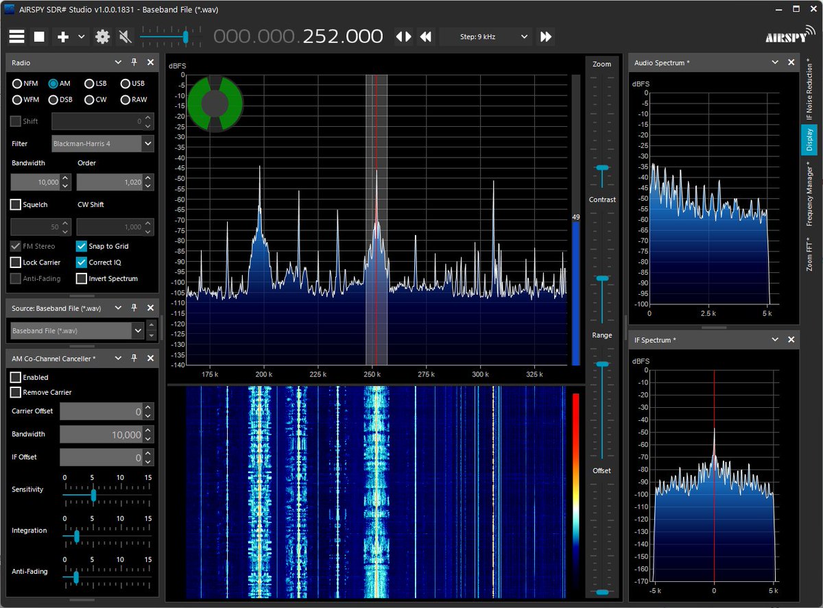 lambdaprog's tweet image. Check the latest and greatest #sdrsharp release with the updated @Telerik UI R3 2021.

Download as usual from: airspy.com/download

Oh, and btw, check our #BlackFriday offers: