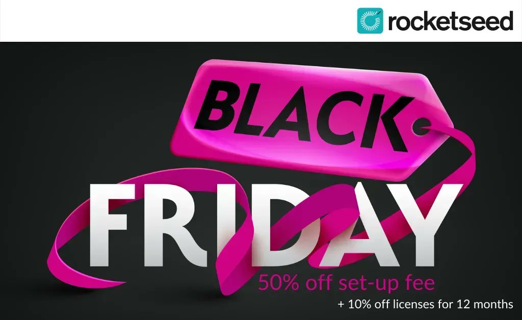 rocketseed's tweet image. Benefit from #BlackFriday for up to 12 months!

Save 50% on set-up fees + 10% on licenses for the first year on our full range of #EmailSignatureSoftware.

📅Book a demo by 29 Nov to qualify! T&apos;s &amp;amp; C&apos;s apply. 
#BlackFridaySale #BlackFriday2021 

👉buff.ly/3DIQCZd