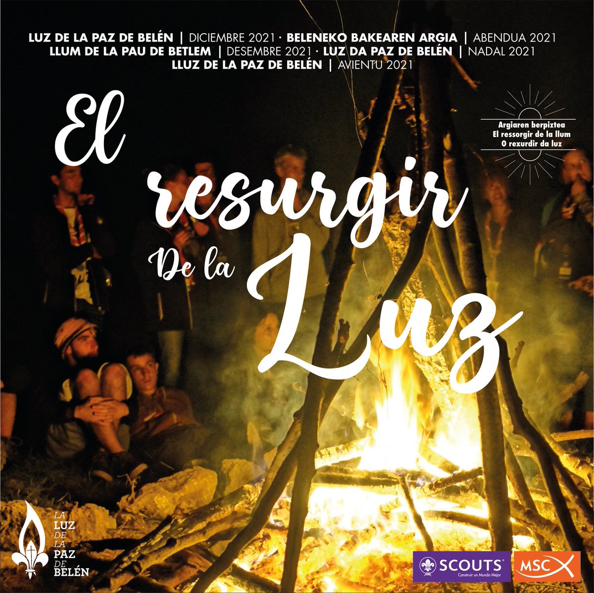 Hoy celebramos el primer Domingo de #Adviento2021, un momento perfecto para trabajar los materiales de La Luz de la Paz de Belén. 
¿Quieres conocer todas las propuestas que tenemos? 
Descúbrelas aquí 👉scouts.es/luzdelapazdebe…