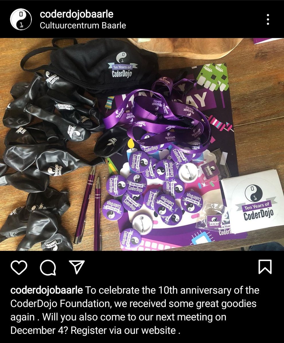CoderDojo's tweet photo. This week at CoderDojo:
🗣️shared Cian's coding journey https://t.co/WgszduK3lG
📦 Giveaway prizes were shipped
🎁 Dojos received Birthday packs
👂 trialed a new tool to keep an ear out for all CoderDojo news
🤩 planned some exciting web dev content for #12DaysOfCoding https://t.co/l7f28PSFkY