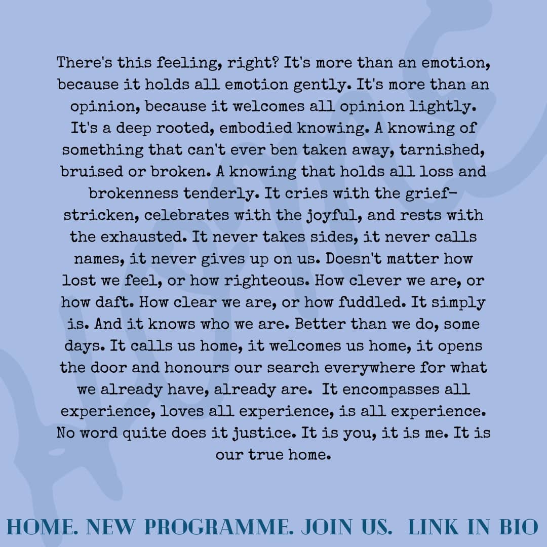 WHAT IS HOME?

When it's alright even though it's all wrong
When it's safe to rant then forget the rant
When you can kick back and laugh at yourself
When you speak from peace and not from despair
Then you are home.