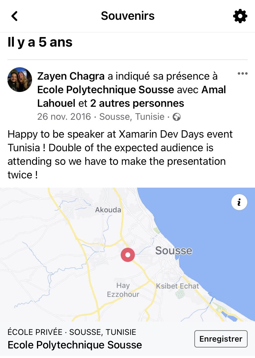 ZayenChagra's tweet image. I got a reminder today about this . I really miss the days I was more in touch with the dev community

 #xamarindevdays #dev #devtalk #xamarin #appsev
