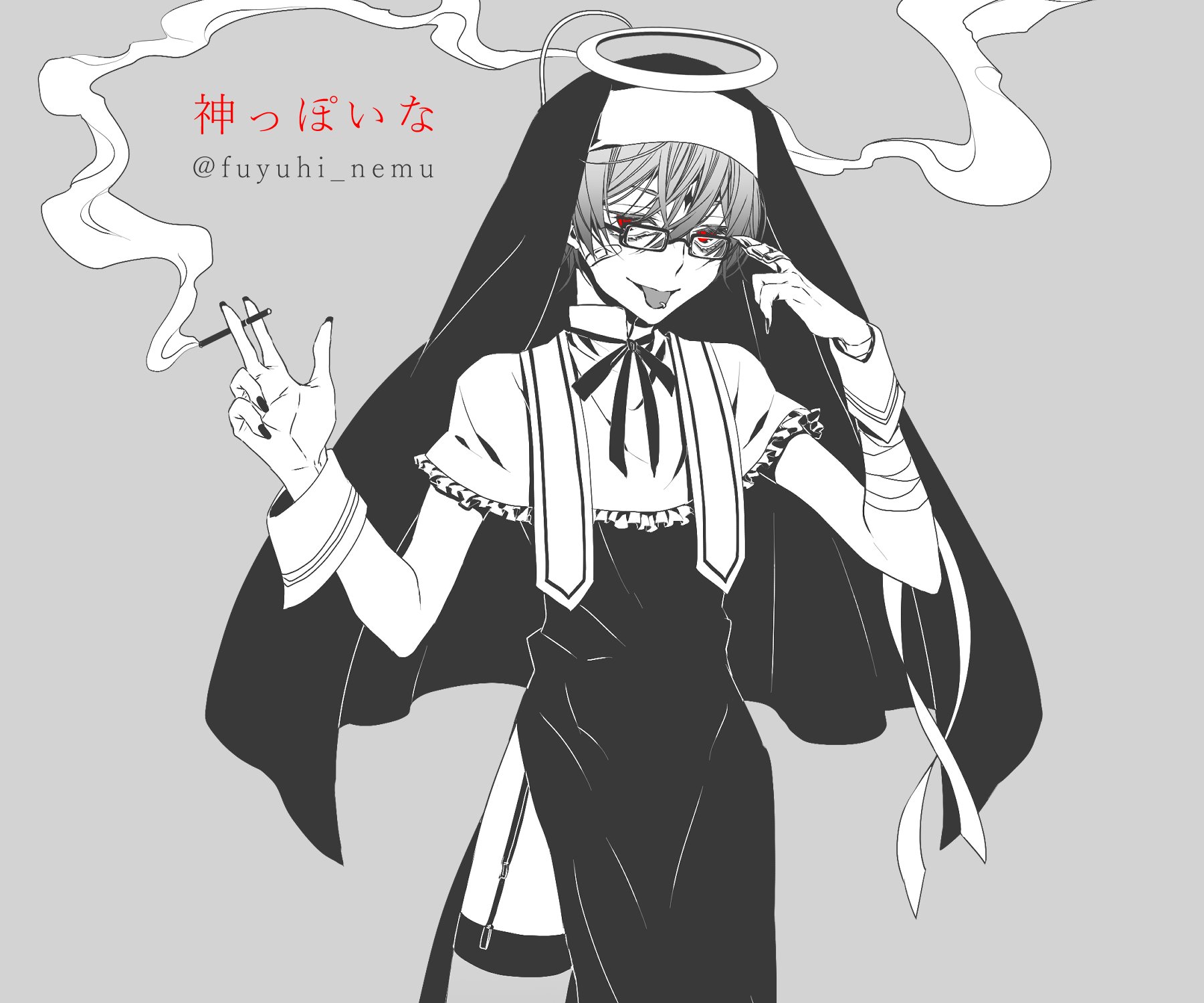 冬日ねむ イラスト 神っぽいな 男の娘っぽいな 全身はまだ未公開です T Co Liueq7lnew Twitter