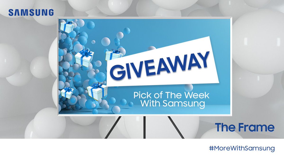 SamsungKE's tweet photo. For a chance to WIN a Samsung Hamper, Answer this simple question; The art store on the Samsung The Frame TV has how many artworks?

Remember to use the hashtag #MoreWithSamsung 
First person to answer correctly, WINS 🏆 https://t.co/NjFkI32GVG