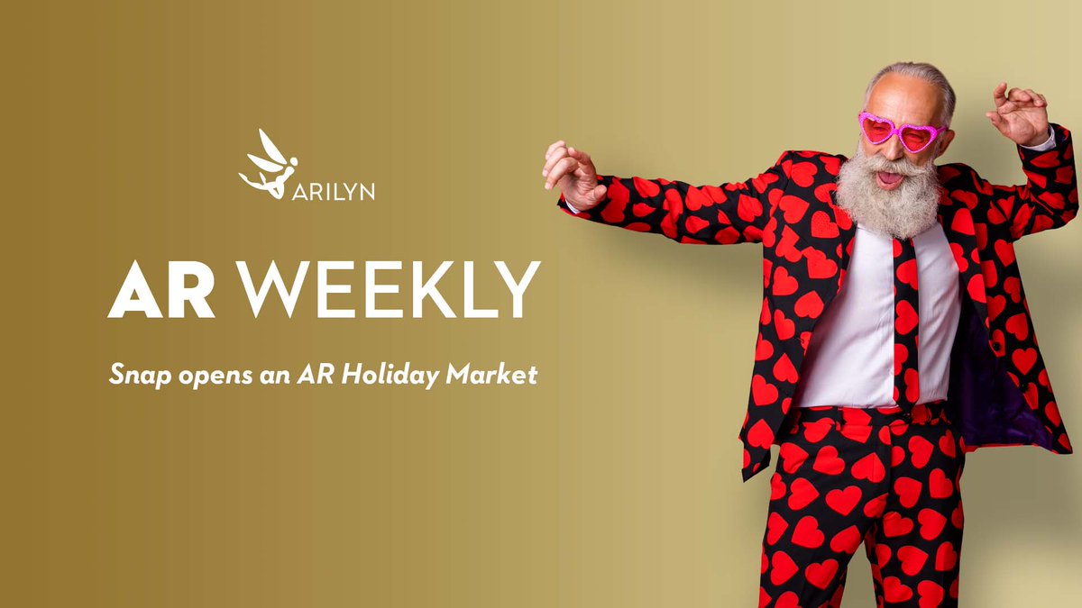 Snapchat opens an augmented reality Holiday Market, and Niantic and deadmau5 team up to create a planet-scale music Metaverse 🤩

AR Weekly | November 26 | 2021 👉 hubs.la/H0_SN4C0

#augmentedreality #ARweekly