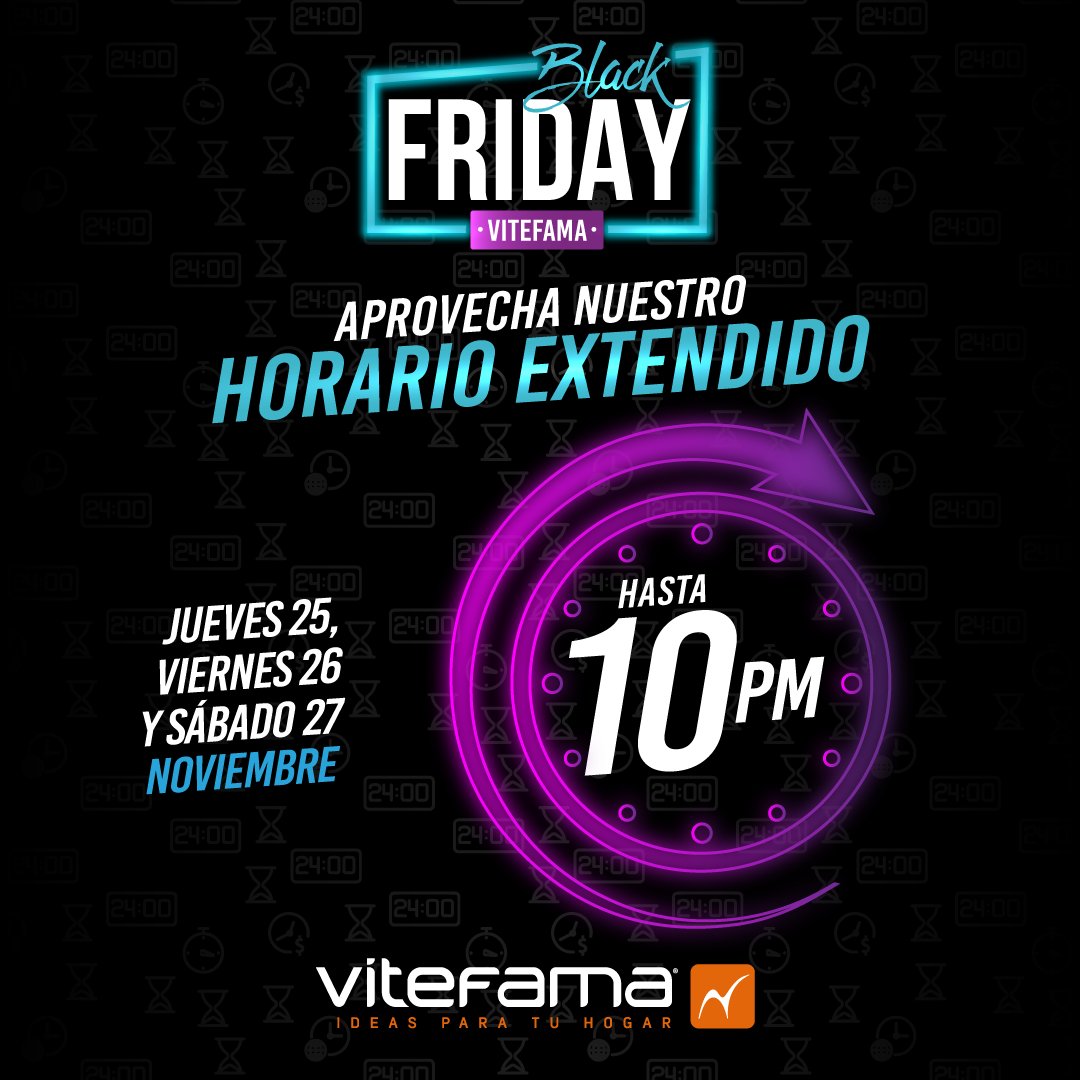 Vitefama_ec's tweet photo. ¡Es Black Friday!
Este jueves 25, viernes 26 y sábado 27 atenderemos de 10:00 a 22:00 🥳
12 HORAS DIARIAS PARA BENEFICIARTE DE HASTA EL 70% DE DESCUENTO.💥
#BlackFriday #ViernesNegro #Ofertas #Promociones #descuentos #rebajas #Cuenca #Quito #Guayaquil #Ambato https://t.co/Ycm0zOTO6L
