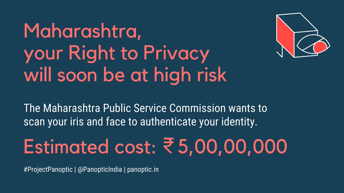 PanopticIndia's tweet photo. Red alert, #Maharashtra! India's surveillance project is at your door 🚨
The MPSC is planning to store your sensitive biometric data if you sit for their exams.
Bidders: Innovatiview, Roman Network, and Xlict Software. #ProjectPanoptic #FRT
Learn more: https://t.co/rkRizGayNW https://t.co/JrKgsmDbog