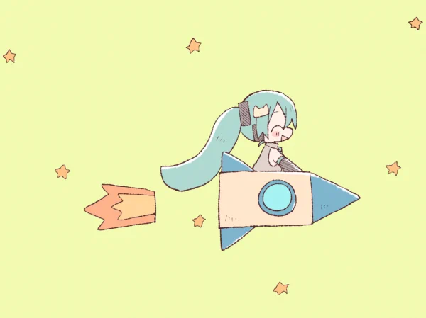 ネタ曲投稿祭ありがとうということでミクさんの歌と動画ができました 明日の夕方か夜くらいにあげたいです! 