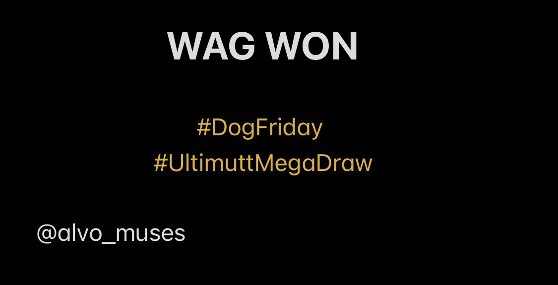 alvo_muses's tweet photo. Wag won… @OneMinuteBriefs poster concept to celebrate #DogFriday & promote the #UltimuttMegaDraw with @ProDogRaw #creative #advertising #copywriting #doglovers https://t.co/ONM68IundM